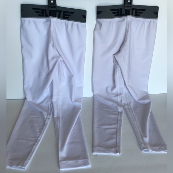 Elite Sports Child Compression Leggings Tights Base Layer Sport Fighting Apparel - Picture 6 of 12